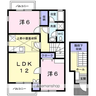 ハーブマンション 武中【2階】の間取り