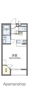 レオパレス豊中南Ⅲ【1階】の間取り