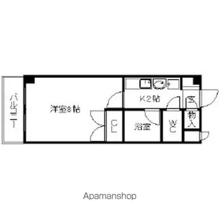レージュ松原【3階】の間取り