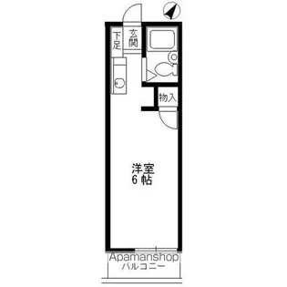 コーポけやき【2階】の間取り