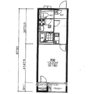 グリーンヴェール岡駅前【204号室】の間取り