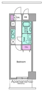 レジディア西船橋【4階】の間取り
