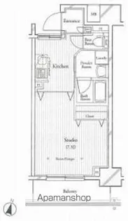 1Kの間取り画像