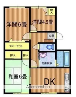 ガーデンテラス薫風【2階】の間取り