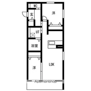 千種区御影町1丁目マンション【1階】の間取り