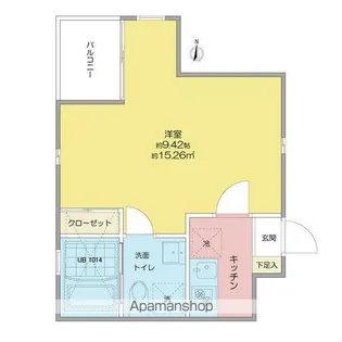 クラウド9コウウン【1階】の間取り