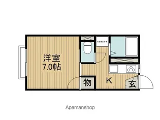 フレグランスハーモニー【203号室】の間取り