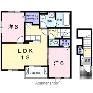 チェリーコートⅡ【2階】の間取り
