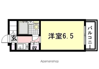キューブ東武庫之荘1【103号室】の間取り
