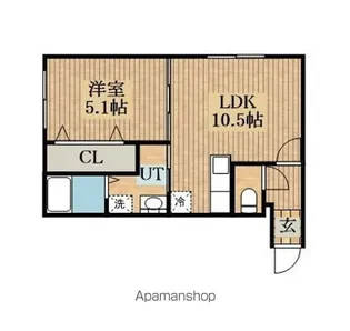アルデバラン【4階】の間取り