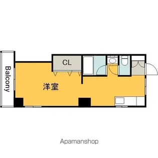 都ビル【202号室】の間取り