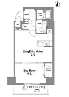 コンフォリア北池袋【4階】の間取り