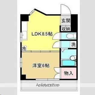 トパーズビル【3階】の間取り