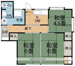 長野県松本市神田3丁目【一戸建】の間取り