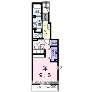 カーサ ルーチェ【101号室】の間取り
