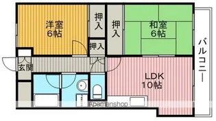 ガーデンシティハイツ【1階】の間取り