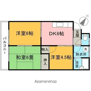 埼玉県入間市東藤沢2丁目【マンション】の間取り
