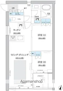 ガーデニエール砧 WEST【2階】の間取り