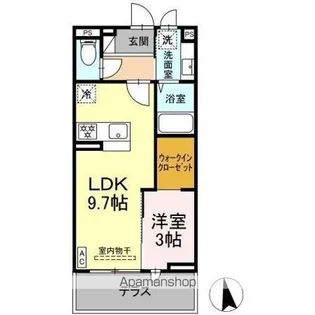 GLICINA(グリシーナ)【1階】の間取り