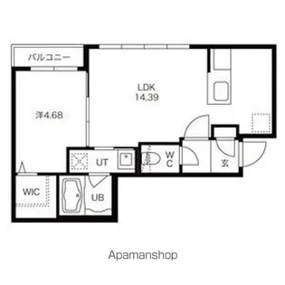 アオアクア円山N4 (AOAKUA円山N4)【2階】の間取り