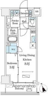 ジオエント早稲田【4階】の間取り
