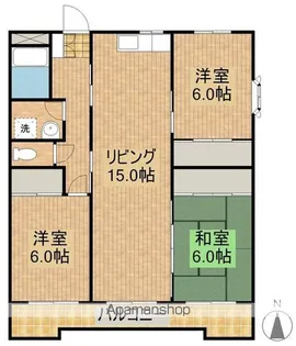 第2センチュリーハイツ【1階】の間取り