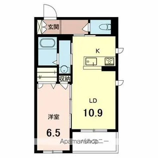 シャーメゾン森河内西【3階】の間取り