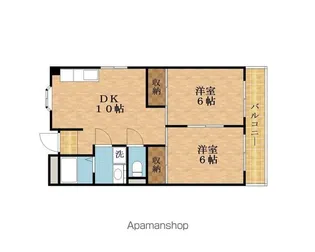 サンライズツイン関目2号館【2階】の間取り