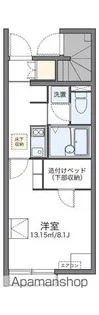 レオネクストピクシス福田Ⅱ【1階】の間取り