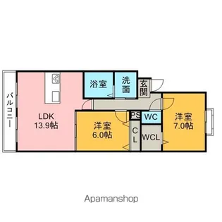 ラルゴ【3階】の間取り