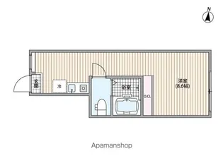 マーレ十条【1階】の間取り