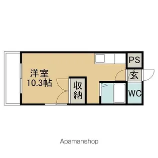 プラセール中野第1【A202号室】の間取り