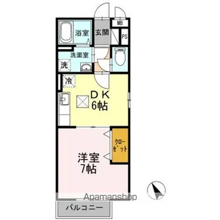 レジデンス TAMAYA A棟【1階】の間取り