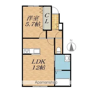 FIANO(フィアーノ)【1階】の間取り