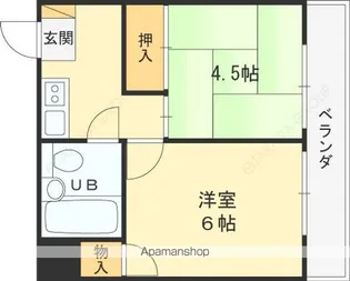 フラットピア88【2階】の間取り