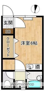 ハートランドながる【104号室】の間取り
