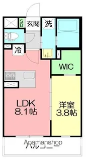 FLEURS DE CERISIER【2階】の間取り