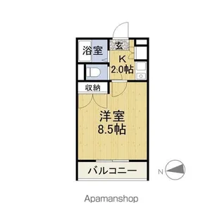 ハーモニー【104号室】の間取り