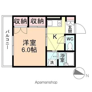 パインパレス本郷【205号室】の間取り