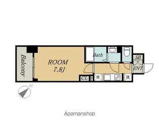 アデグランツ上前津【8階】の間取り