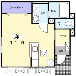 フェイスオフ【1階】の間取り