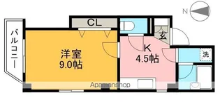 メゾンますがた【3階】の間取り