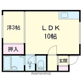 コーポ21【203号室】の間取り