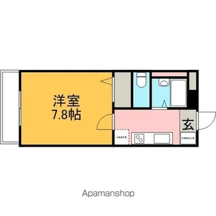 コートエスポワール【1-C号室】の間取り