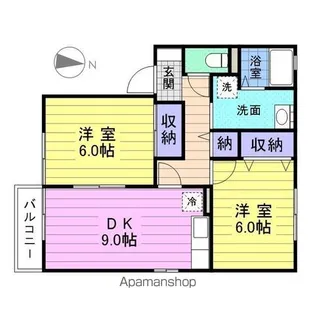 ロイヤルビレッジYS Ⅱ【2階】の間取り