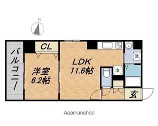 PROD.23(プロド23)【3階】の間取り