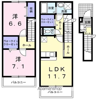 プリマベーラ【2階】の間取り