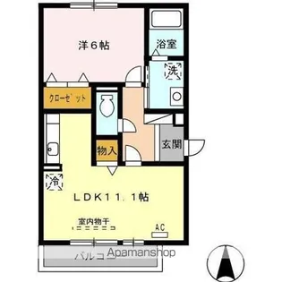 オーパス・ワン【3階】の間取り