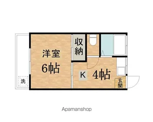 たてしなハイツ【205号室】の間取り