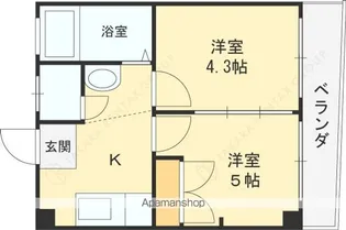 M’プラザ津田駅前七番館【2階】の間取り